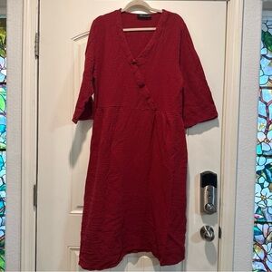 Casual Red Women's Dress